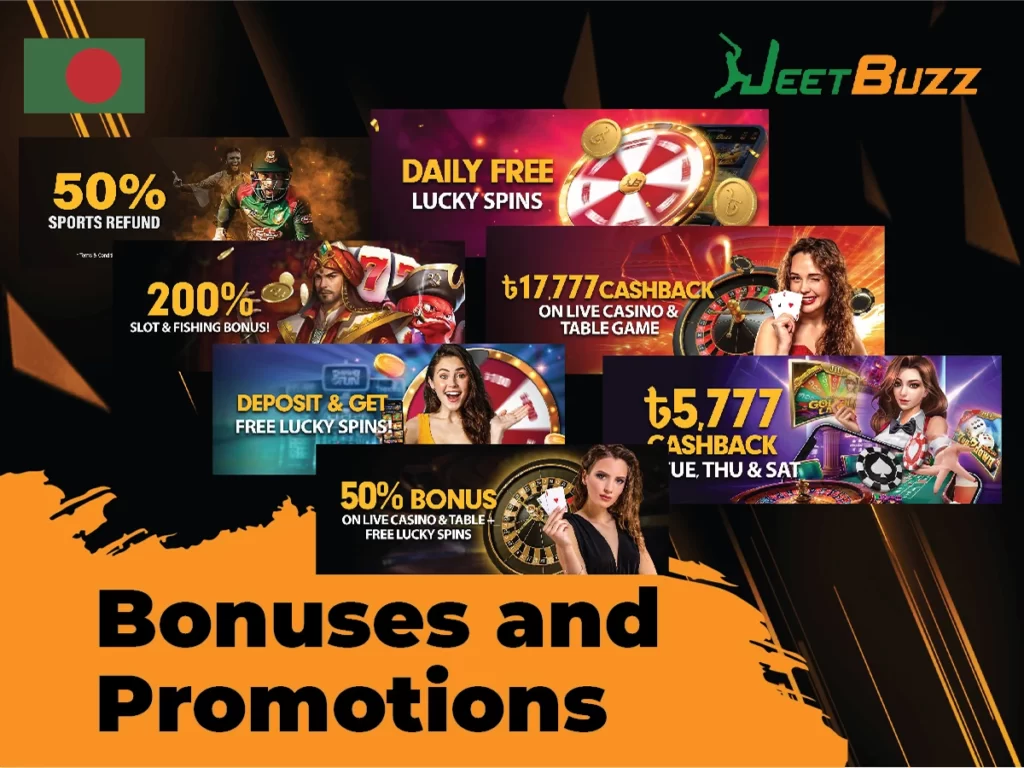 JeetBuzz Bonus and Promotions