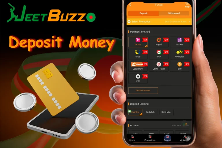 JeetBuzz Deposit Method